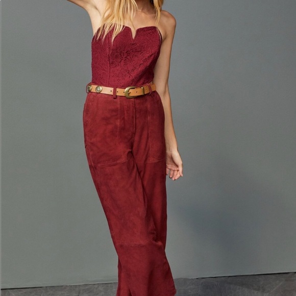 NWT Anthropologie Porridge Clothing Tube Top in Wine Color - Picture 2 of 10